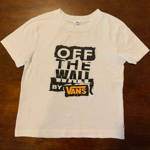 Vans White Tee - Women’s Size Medium